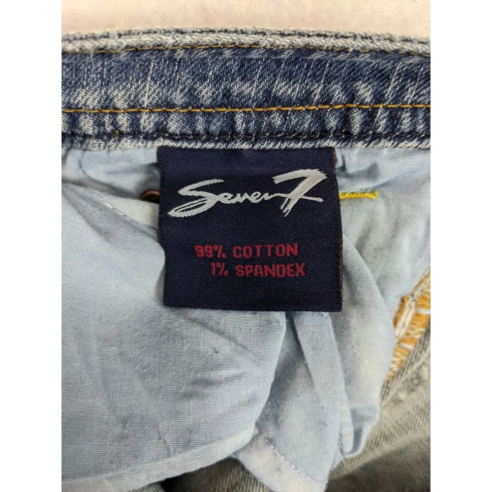 Seven7‎ Womens Jeans Sz 31 Cotton Blend Blue